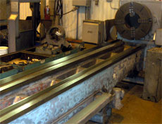 Engine Lathe Bed Ground to True